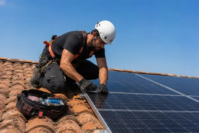 Maintenance et monitoring de panneaux solaires à Châteaubourg