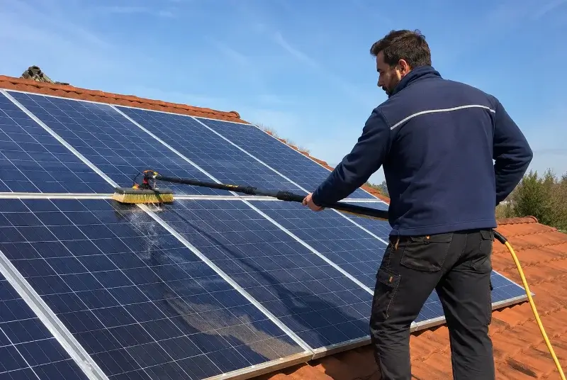 Nettoyage et entretien de panneaux solaires à Châteaubourg